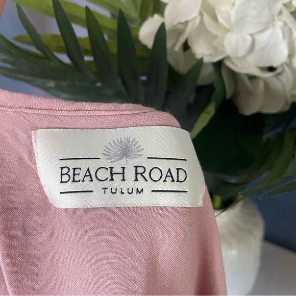 Beach Road Tulum Pink Maxi Length Swim Cover Up - Picture 3 of 8